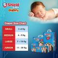 Shield-Diaper Mega Bachat Pack Small (70-Diapers, 03-06Kg). 