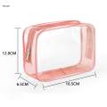 Waterproof Toiletry Bag Travel PVC Storage Bag for Storage Blush p Brushes Eye Shadows and Other Small Items Clear. 