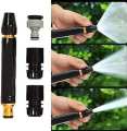 High Pressure Brass Water Spray Nozzle – Adjustable Jet for Car Wash, Gardening & Home Cleaning. 