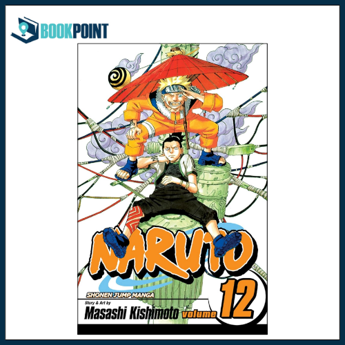 Naruto, Vol. 12: The Great Flight by Masashi Kishimoto (Illustrator) - Paperback | Naruto Volume 12 | Masashi Kishimoto |Manga Paperback | Shonen Jump Series | Comic Book Collection | Action-packed Graphic Novel | Bookpoint.store