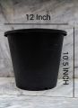 Plastic Pots 12inch for Plants and Flowers - Pack of 2,4,6,8,10,12. 