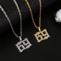 Women Men 69 Number Pendant Necklace Hip Hop Jewelry Style Gold Silver Color Rope Chain Statement Necklace S. 