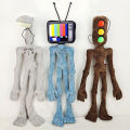 【wenfangdianpu】（NEW）Siren Head Foldable Skin-friendly Smell-less Stuffed Cartoon Sirenhead Figure Toy for Dorm. 