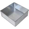 Cake mold square Square Shape Cake Mould Fruit Cake Cream Cake Making Tool Cakepan Pack Of 3 - silver color - square shape. 