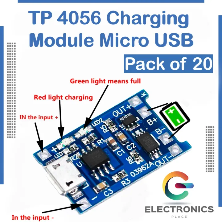 TP%204056%20Charging%20Module%20%7C%201A%2018650%20Lithium%20battery%20Charger%20Module%20Micro%20USB%20%7C%20TP-4056%20Type%20C%20IC%20Module%20With%20Battery%20Protection%20BMS%20-%203.7V%20-%20Image%204