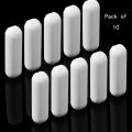10 Pieces PTFE Magnetic Stirrer Mixer Stir Bar Laboratory Bar(7X25mm). 
