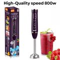Hand Blender Mixer 800W Chopper Mixer Bowl Egg Whisk & Beaker- Coffee Beater - Beater Machine For cake - Meat Chopper Stainless Steel. 