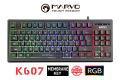 MARVO K607 Membrane Gaming Keyboard / Anti-ghosting support / 3-color backlight / Multimedia gaming keyboard / Membrane Switches / K607. 