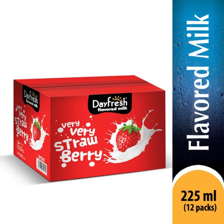Pack%20of%2012%20Dayfresh%20Strawberry%20Flavored%20Milk%20225ml%20-%20Image%203