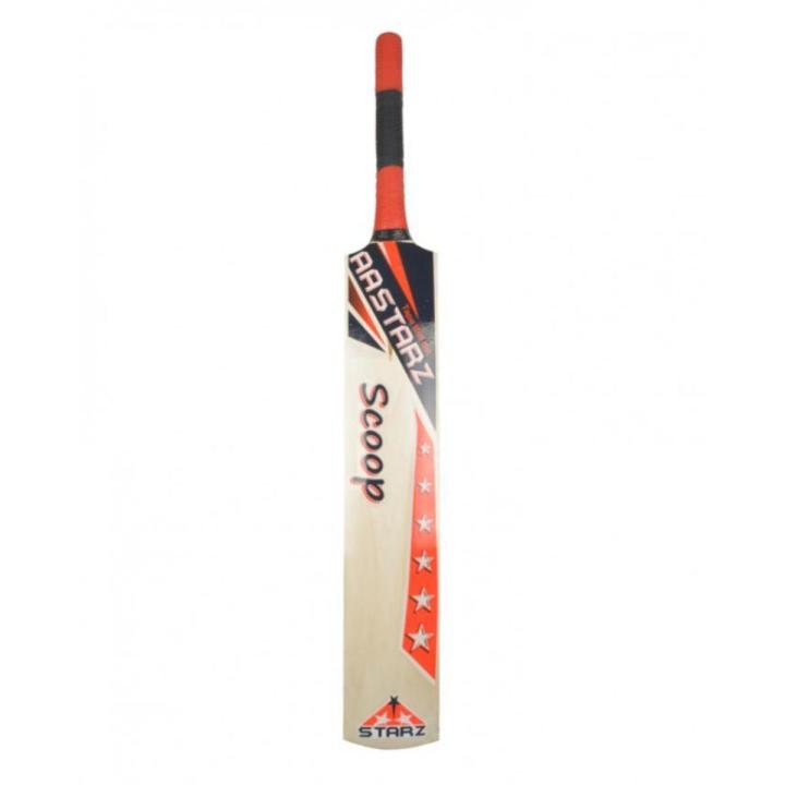 Scoop Tape Ball Bat - Black & Red