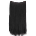 Synthetic Straight Hair Extension for Women 280 Grams Hair Volume 5 Clips - Black. 