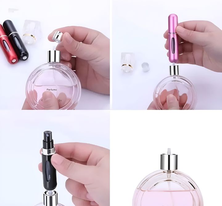 Pack%20Of%204%20Portable%20Perfume%20Spray%20Bottles%205ml%20Aluminum%20Refillable%20Travel%20Atomizer%20Set%20Multiple%20Color%20-%20Image%204