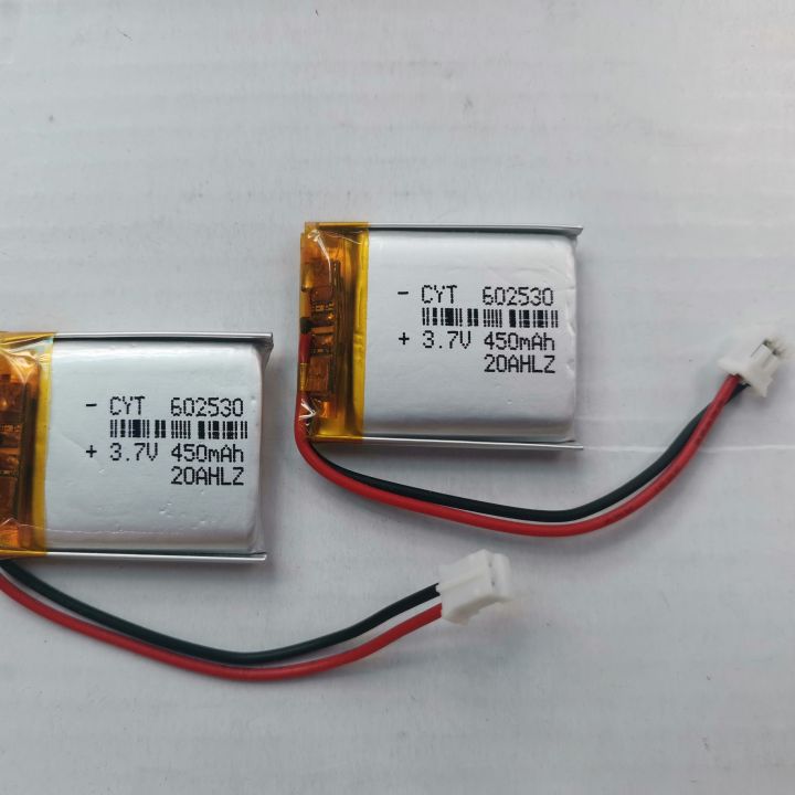 【Mary DAI Store】3.7V 2 wires 602530 battery with connector terminal , used for bluetooth MP4 1pcs/lot