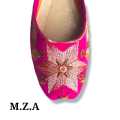 Khussa For Girls,Women | Dark pink/megenta Ladies Khussa | new Design | Handmade A6. 