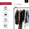 High-Quality Double/Single Cloth Hanging Stand Rack Rustproof Metal Clothes & Shoes Organizer | Garment Stand Purse & Accessories Hanger | Boutique Display Rack for Home Store, or Tailor Shop Use. 
