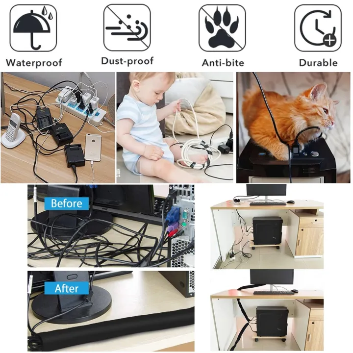 45%20Inch%20Long%20Water%20Proof%20Power%20Cable%20Wire%20Cord%20Tie%20Holder%20Organiser%20Management%20leeds%20cable%20adapter%20Sleeve%20-%20Image%203