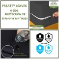 Waterproof Mattress Cover 6 Sided Waterproof Mattress Protector Zippered Bed Bug Encasement  Anti Allergy Non Noisy Hypoallergenic Bed Cover (/King). 