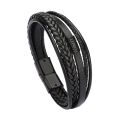 Fashion Leather Rope Hand-Woven Bracelet Men's Bracelet Ethnic Style Jewelry For Women Men Handmade Friendship Gifts. 