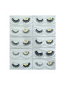 Glamorous Face Mink Hair Eyelashes 10 Pieces Box. 