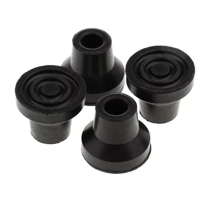 4pad walking stick rubber tips/pack of 4pc