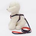 PET Denim Style Dog Leash Harness Set Nylon Adjustable Collar Vest Retractable PS503 PS-LH. 