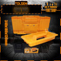 Tolsen Heavy Duty Plastic Tool Box 13" (340x180x130mm) Ergonomic Design. 