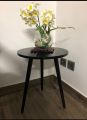 BLACK ROUND Stylish Side TABLE Coffee Table (Stool)  Home Decor. 