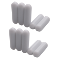 XHHDQES 10 Pieces PTFE Magnetic Stirrer Mixer Stir Bar Laboratory Bar Stir Plate Magnet Stir Rod Magnetic (8X40mm). 