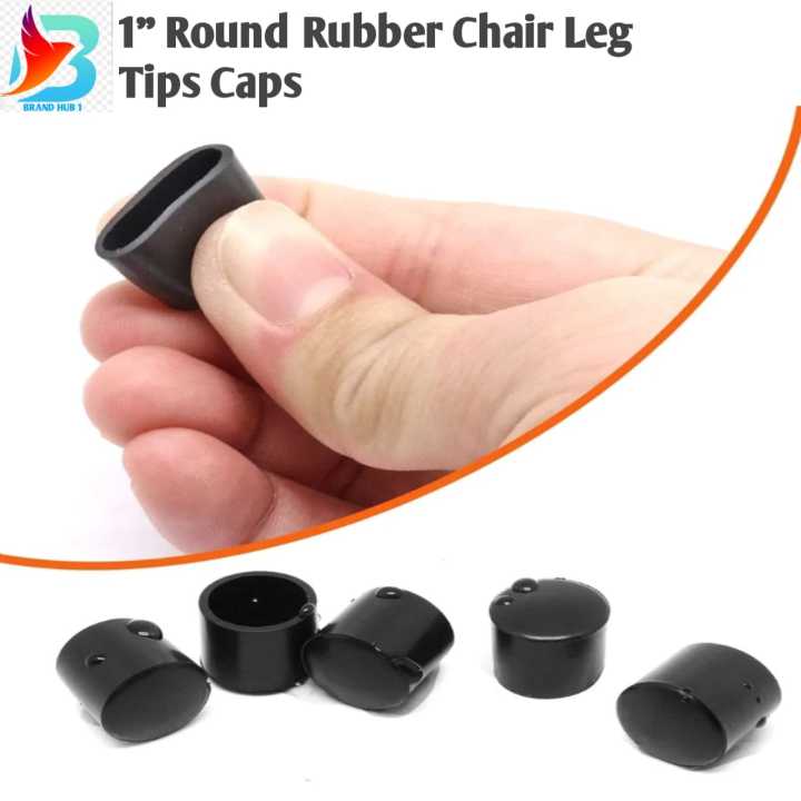 12%20Pcs%20HIGH%20QUALITY%20Round%20Rubber%20Furniture%20Leg%20Caps%201"/25mm%20Vinyl%20Flexible%20Chair%20Leg%20Floor%20Protectors/Covers%20Plastic%20End%20Caps%20for%20Patio/Indoor%20Furniture%20Leg%20Caps%20Railing%20(Black)%20-%20Image%202