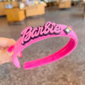 Cute Barbie Princess Headband Sweet Girl Women Plush Hairband Female Casual Temperament Head Hoop Hair Accessories. 