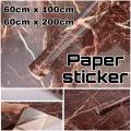 Marble Sheet Sticker 60x100cm/200cm PVC Waterproof Self-Adhesive Wallpaper for Furniture. 