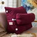Triangular Back Support Cushion Soft & Comfortable Triangle Cushion for Back care Back rest Pillow. 