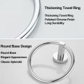 Hand Towel Ring Towel Holder Towel Rack for Bathroom Kitchen Stainless Steel (Chrome). 