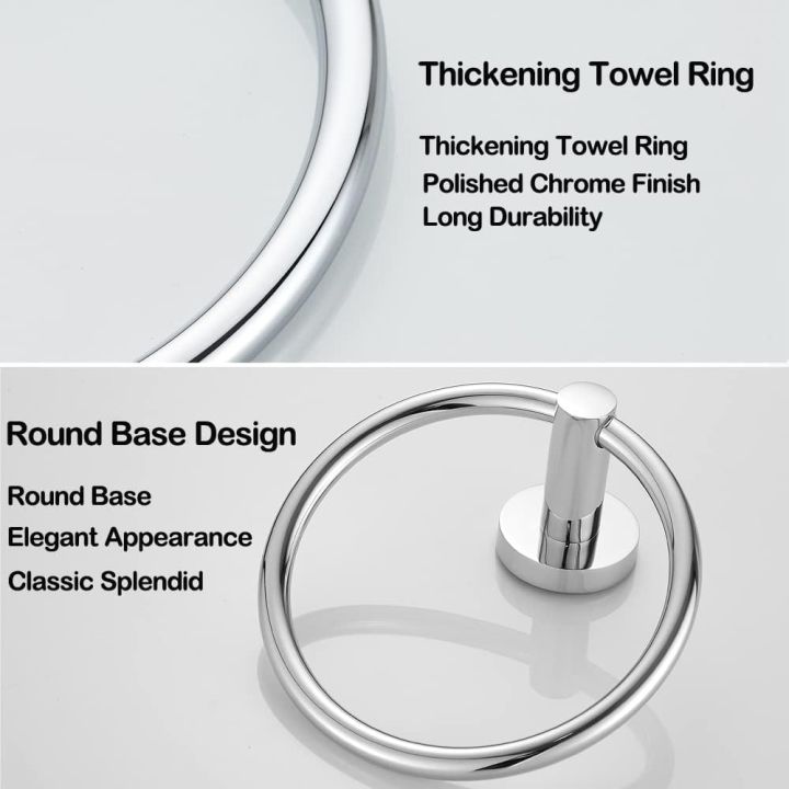 Hand%20Towel%20Ring%20Towel%20Holder%20Towel%20Rack%20for%20Bathroom%20Kitchen%20Stainless%20Steel%20(Chrome)%20-%20Image%205