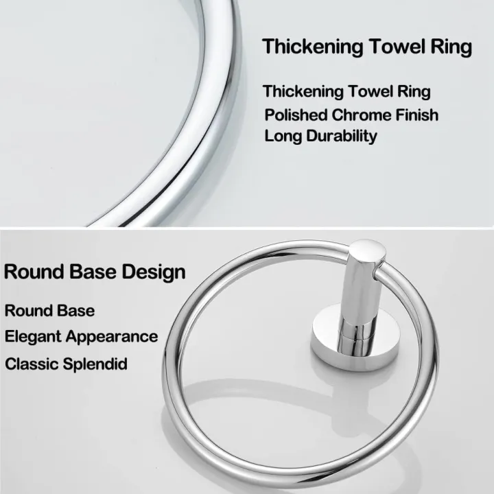 Hand%20Towel%20Ring%20Towel%20Holder%20Towel%20Rack%20for%20Bathroom%20Kitchen%20Stainless%20Steel%20(Chrome)%20-%20Image%205