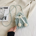 GLORIOUS Bumble & Pearl Beads Small Size Bag with Inner Pocket. 