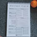 Recipe Notebook Planner , My Cook Book. 