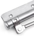 Automatic Door Closer,Safety Spring Loaded Door Closer,Hydraulic Gate Closer,Stainless Steel Light Duty Simple Door Closer,Adjustable Door Closer for Residential/Commercial Use. 