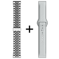 SVESTON PRESTIGE CHAIN SMARTWATCH WITH FREE SILICON STRAP  - AMOLED Display, Bluetooth Smartwatch with 1 year warranty for Android & iOS - Heart Rate Sleep Monitoring, Water Resistant Sports Fitness Tracker, AOD. 