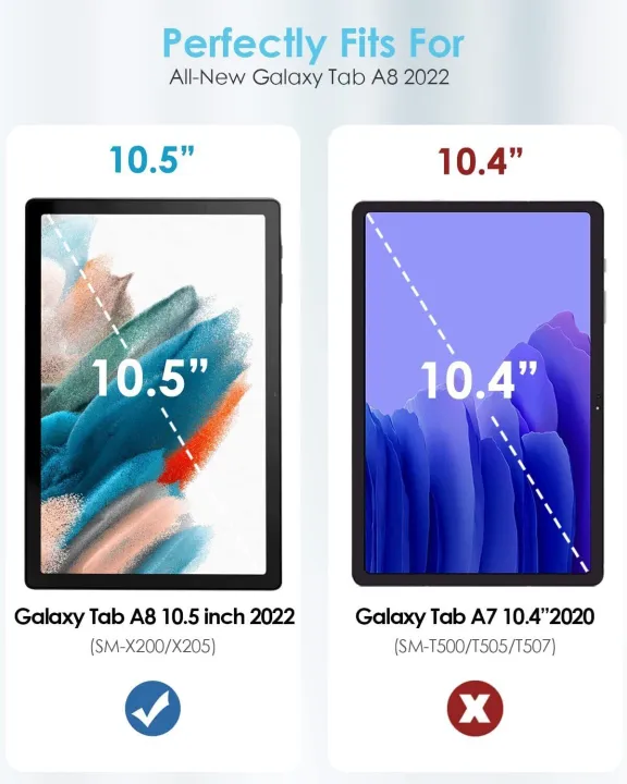 Samsung%20A8%202021%2010.5"%20Cover%20Tablet%20Book%20Case,%20Tab%20Rotate%20360"%20Book%20tablet%20Cover%20for%20Model%20X200%20/%20X205/%20X207%20-%20Image%204