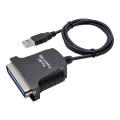 USB 2.0 Type A To Centronics Parallel 36Pin Port Adapter IEEE 1284 CB-CN36 Printer Cable for Computer Laptop PC Lead Print. 