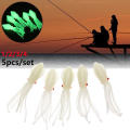 Skirt Lure Soft Bait Lifelike Luminous Saltwater Octopus Bait Portable Glow Bait Squid Lure for Deep Sea Fishing Saltwater. 