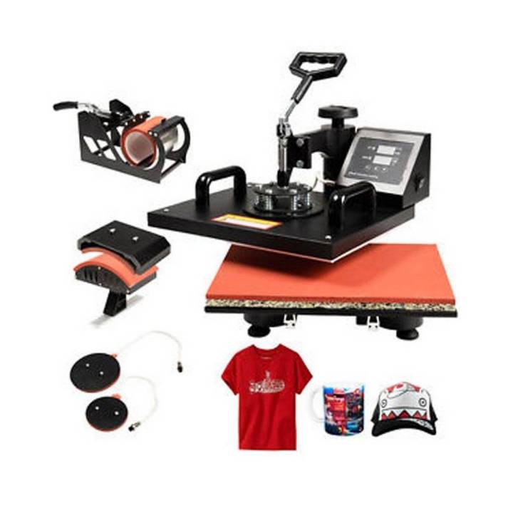 T-Shirt Mug Cap Printing Heat Press Machine-5 in 1