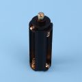XHHDQES New 2PCS 18650 Battery Tube + 2PCS AAA Battery Holder for Flashlight Torch Lamp. 
