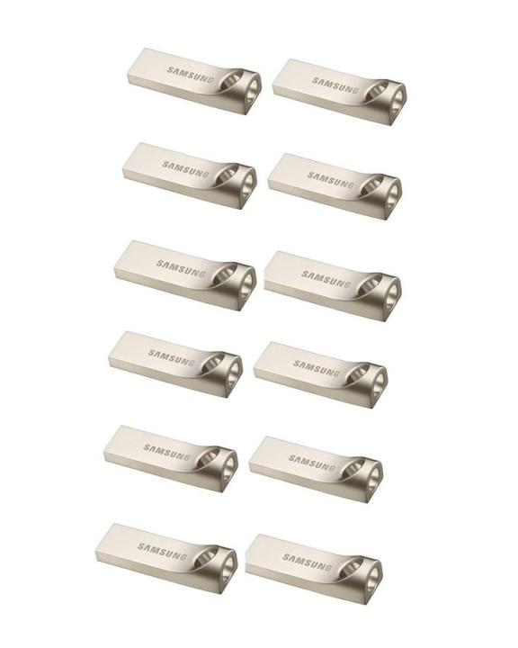 PACK TO 12 Samsung 16GB - 3.0 USB FLASH DRIVE - SILVER