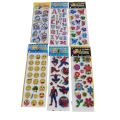 Mini Puffy Stickers Pack of 6 Sheets for kids. 