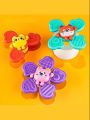 Baby Rattles Set, With Suction Cup Spinner Toy, Suitable For Travel, Dining Table & Bathroom. 