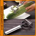 High Quality Stainless Steel 3 in 1 Fruit Peeler Julienne Vegetable Cutter, Peeler Multifunction Julienne Peeler Vegetable Peeler Double Planing, Julienne Peeler Double Sided Blade Stainless Steel, Cutter Slicer, Fruits, Vegetables. potatoes peeler. 