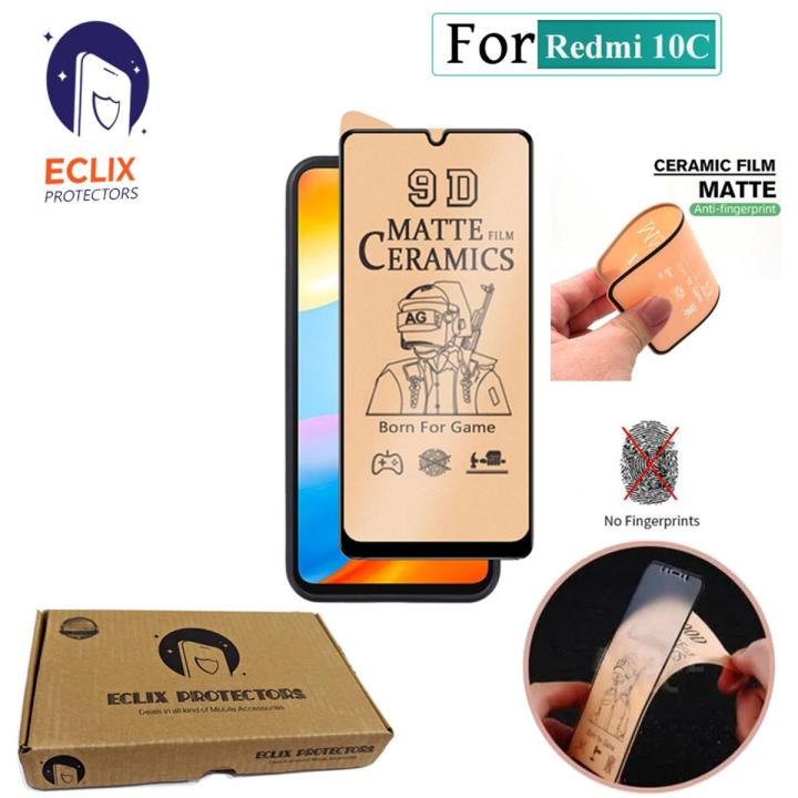 ECLIX%20PROTECTORS%20Ceramic%20Matte%20For%20Redmi%2010C%20Screen%20Protector%20Hybrid%209D%20100D%20PUBG%20Gaming%20Soft%20Film%20For%20Xiaomi%20Mi%2010c%20-%20Transparent%20-%20Image%202