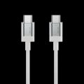Nothing Cable Type C to C 100cm for Phone 2/2A/2a plus/1/Cmf Phone 1/Galaxy S24 Ultra/15 Pro Max 45W Fast USB C Charging Support Laptop/Tablet Charger Cord Sync Data Transfer USB-C to Type-C, (White). 